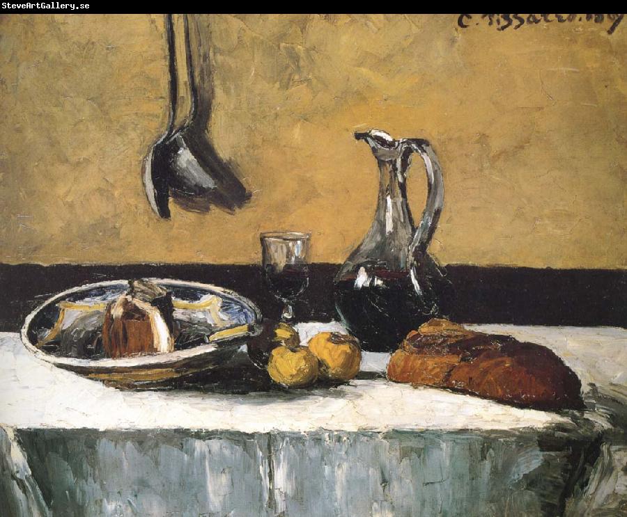 Camille Pissarro There is still life wine tank